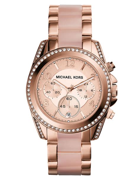 michael kors blair blush watch for ladies